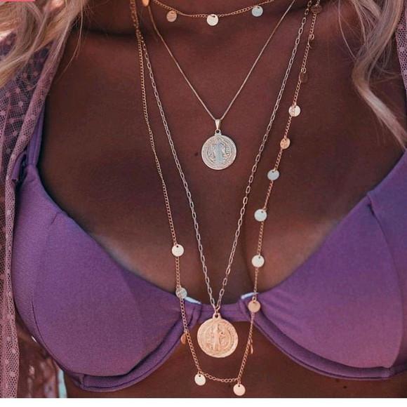 Mix de Colares Gipsy Banhado a Ouro - Boho Chic