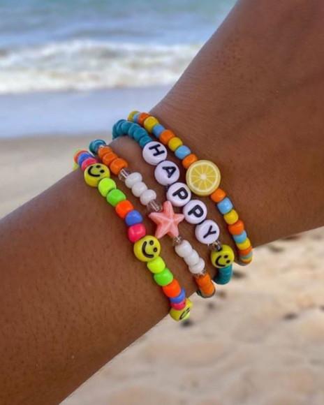 Mix De Pulseiras Happy