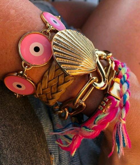 Mix de Pulseiras Rosa Califórnia Deluxe