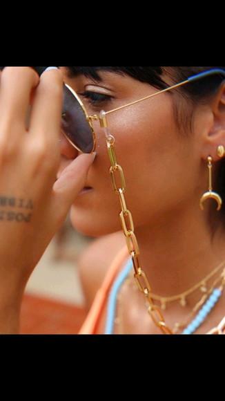 Salva Oculos de Corrente estilo Cartier - Banhada