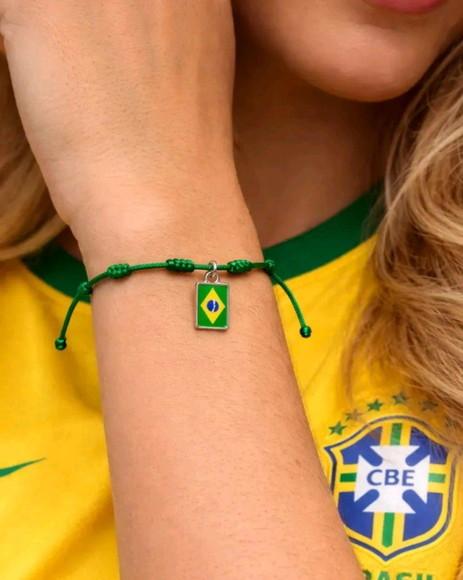Trio de Pulseiras Brasil - Inclui Pulseira 7 nos