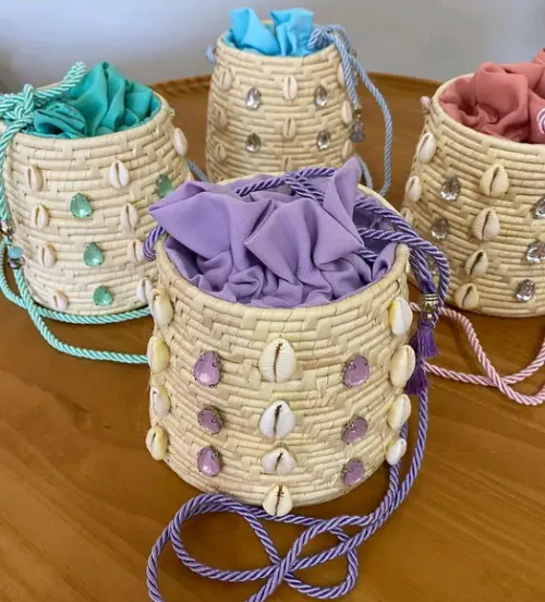 Bolsa de Palha Saco Candy Colors Deluxe