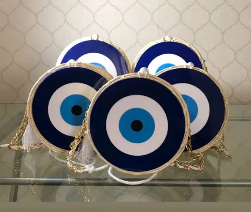 Bolsa de Palha Redonda Olho Grego