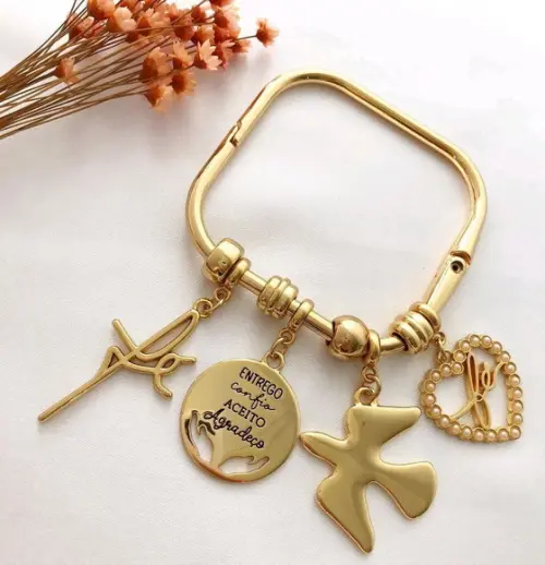 Bracelete Banhado Religioso - Benção