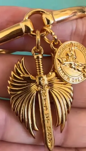 Bracelete Dourado São Miguel do Arcanjo