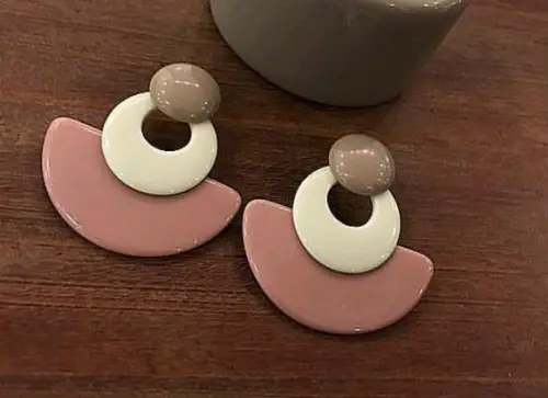 Brinco de Resina Rose Perfect