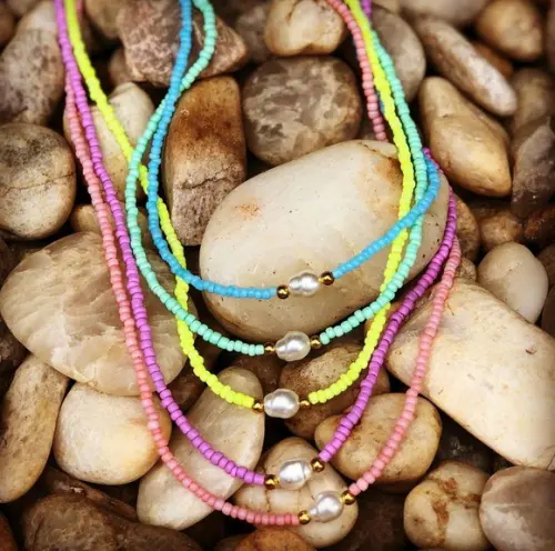 Chocker Color com Perola