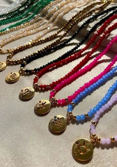 Colar Chocker Cristal Signos -