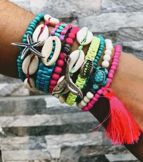 Kit de Pulseiras Macramé Colors