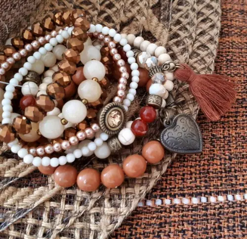 Kit de Pulseiras Terracota Secret
