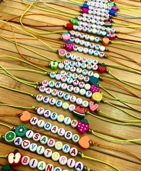 Kit Personalizado de 14pulseiras - Pedido Produção - Letícia