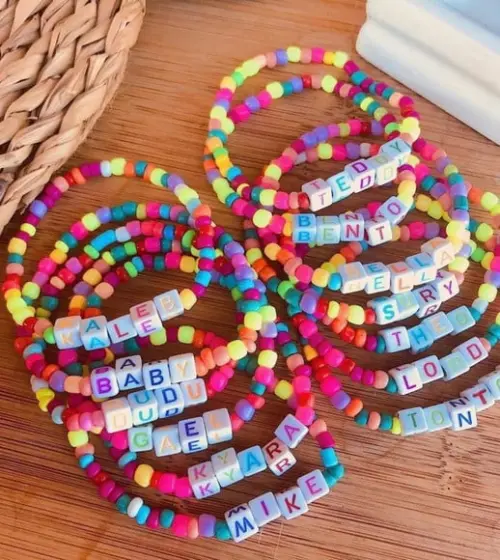 Lembrancinhas de Aniversário - Pulseiras com Nome