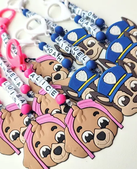 Maxi Chaveiro Personalizado Patrulha Canina - Aniversário