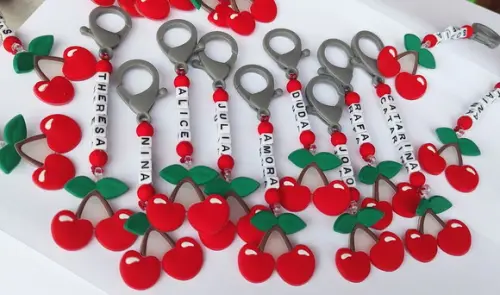 Maxi Chaveiro Personalizado Cereja - Aniversário