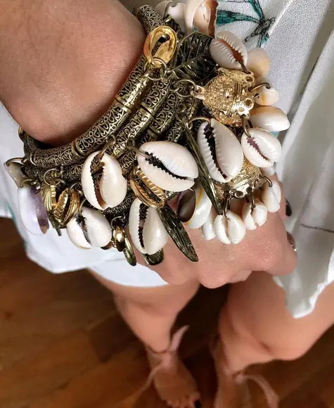 Mix de Pulseiras de franja Gipsy Deluxe Banhado