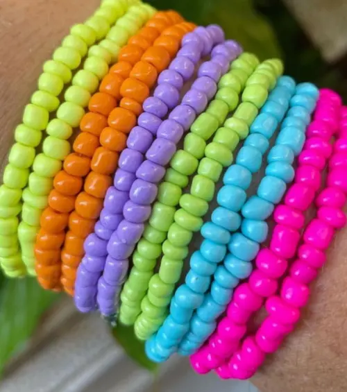 Mix de Pulseiras Micangas Cores Novas 2023