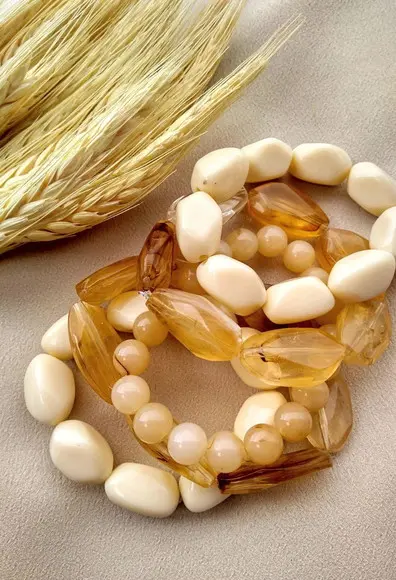 Mix de Pulseiras Nude in Natura
