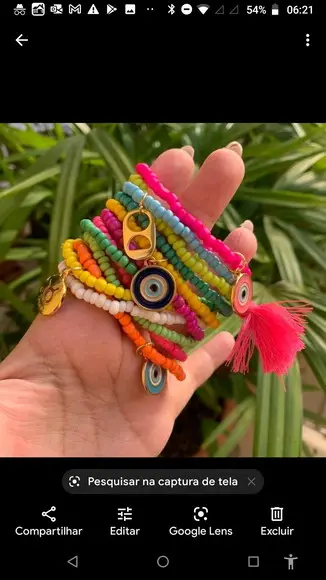 Mix De Pulseiras Miçanguinhas e Olho Grego