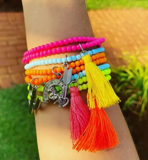 New Kit De Pulseiras Micangas Coloridinhas