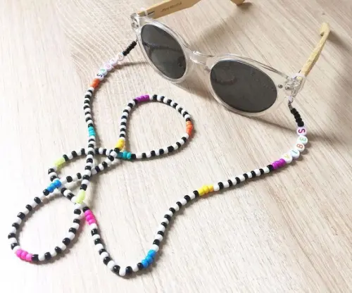 Salva Oculos Micangas Coloridas