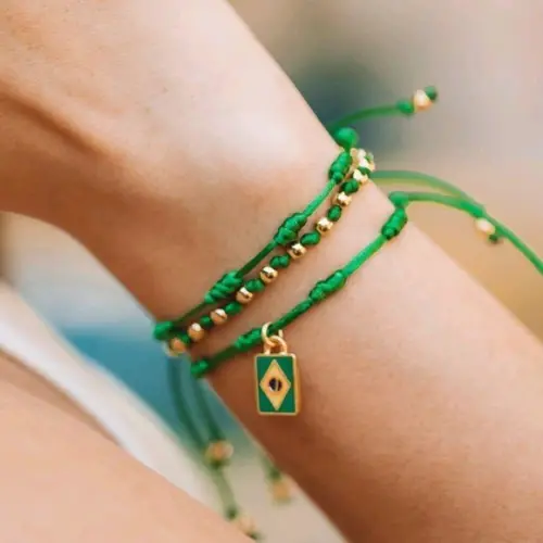 Trio de Pulseiras Brasil - Inclui Pulseira 7 nos