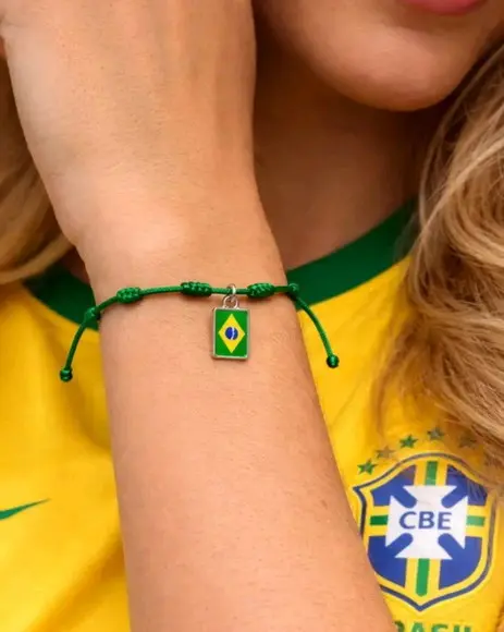 Trio de Pulseiras Brasil - Inclui Pulseira 7 nos