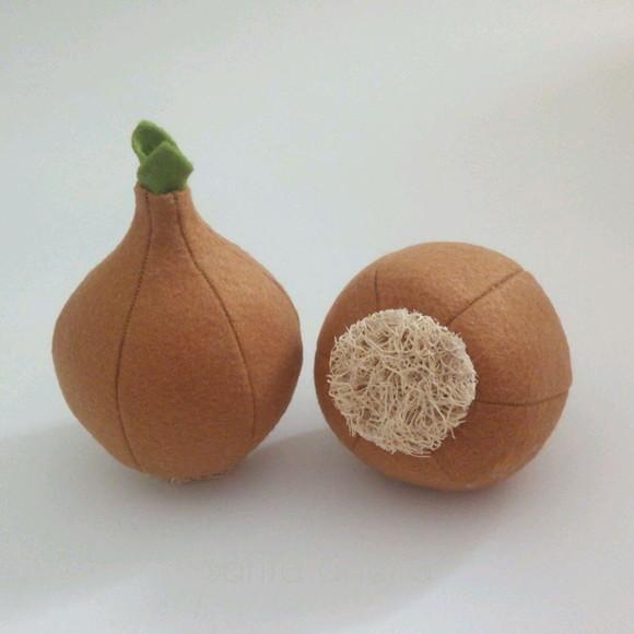 Cebolas de Feltro/ 2 Unidades.