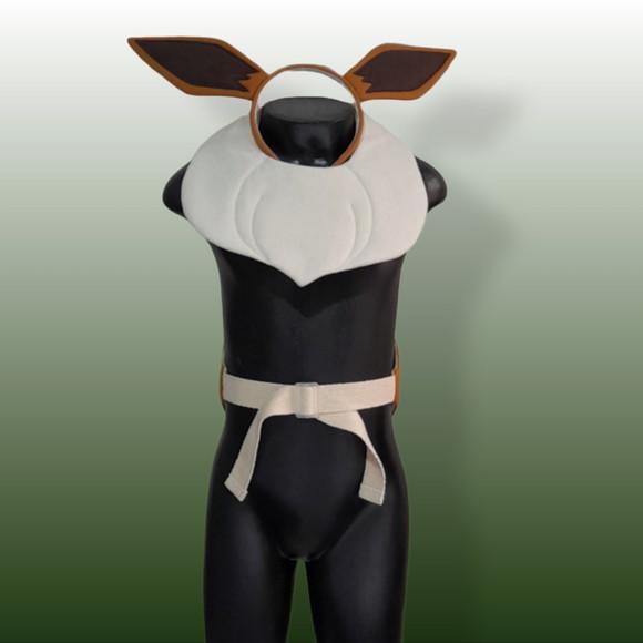 Fantasia Eevee Pokémon em Feltro