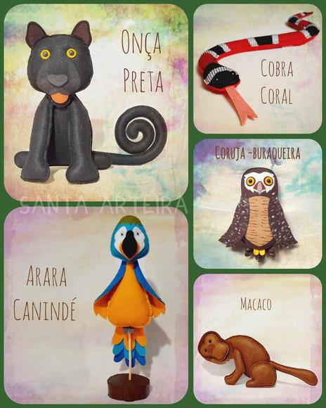 Kit Animais da Fauna Brasileira