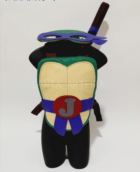 Kit Tartaruga Ninja Donatello/ Bebês até 3 Anos