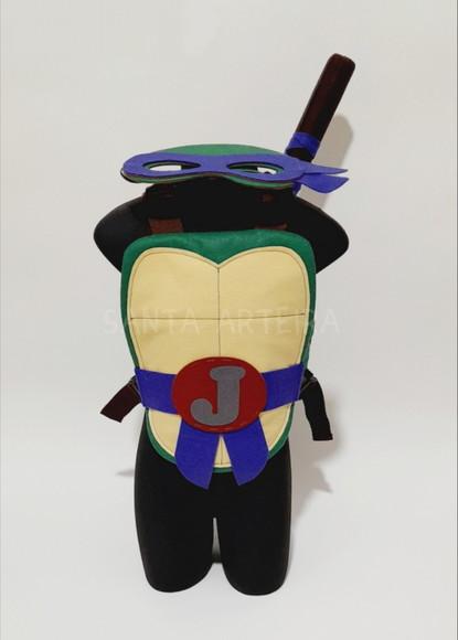 Kit Tartaruga Ninja Donatello/adulto