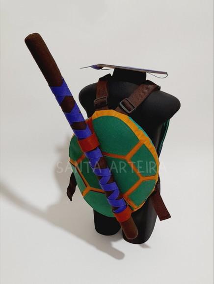 Kit Tartaruga Ninja Donatello/adulto