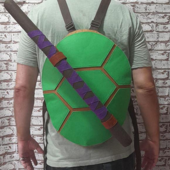 Kit Tartaruga Ninja Donatello/adulto