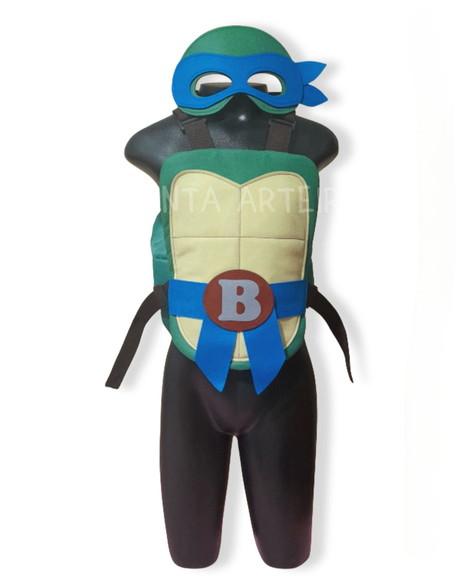 Kit Tartaruga Ninja Leonardo com 1 Espada/ Infantil