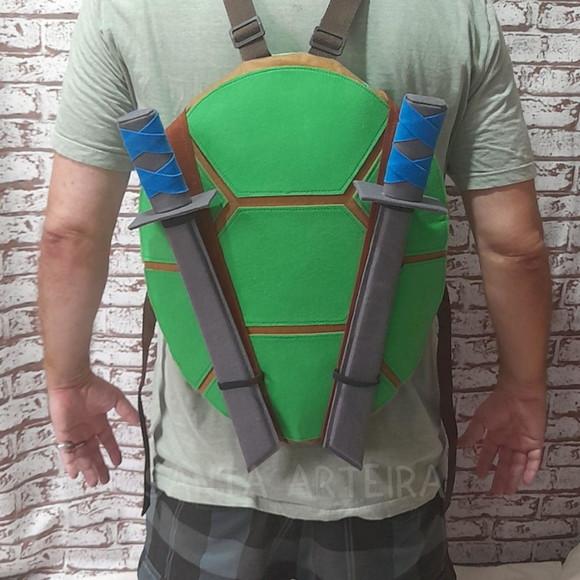 Kit Tartaruga Ninja Leonardo/adulto