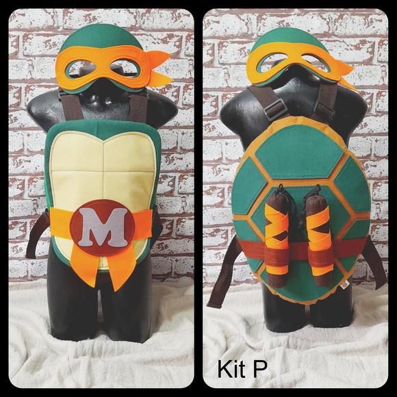Kit Tartaruga Ninja Michelangelo/bebês