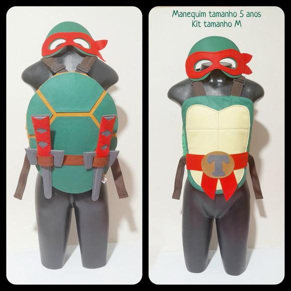 Kit Tartaruga Ninja Rafael/ Infantil