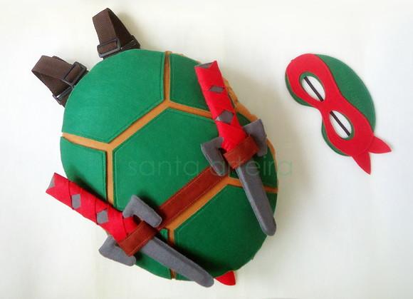 Kit Tartaruga Ninja Rafael/ Infantil