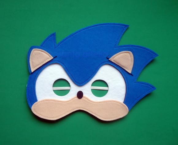 Máscara Sonic ou Shadow/lembrancinhas