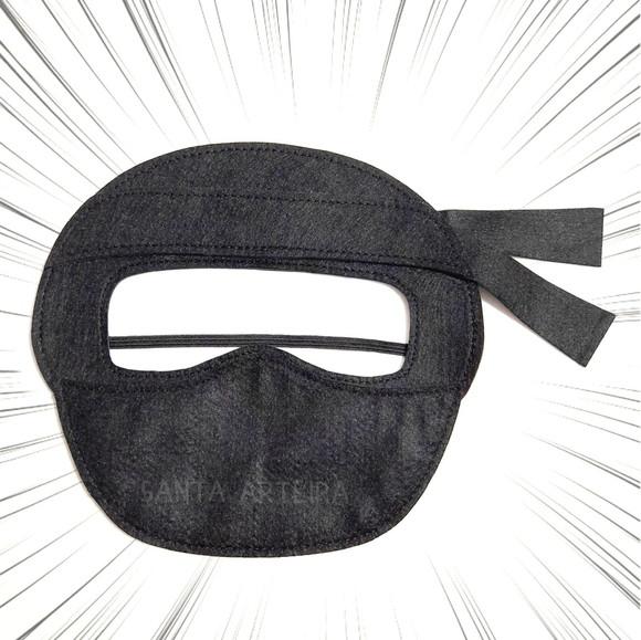 Máscara Ninja em Feltro
