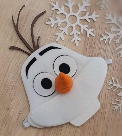 Máscara/ Viseira do Olaf