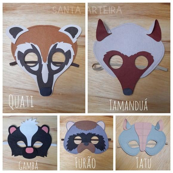 Máscaras Animais da Fauna Brasileira