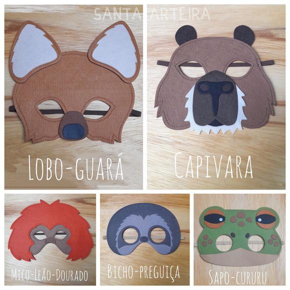 Máscaras Animais da Fauna Brasileira