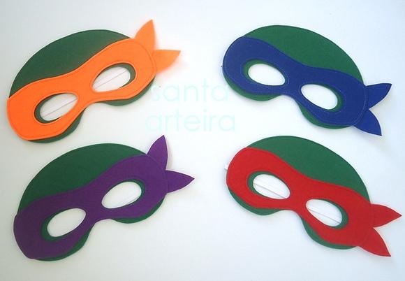 Máscaras Tartarugas Ninjas/ Lembrancinhas