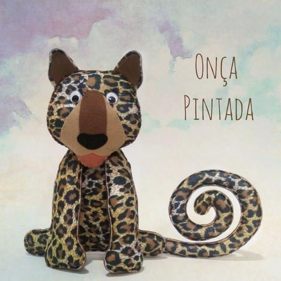 Onça-pintada em Feltro/unidade