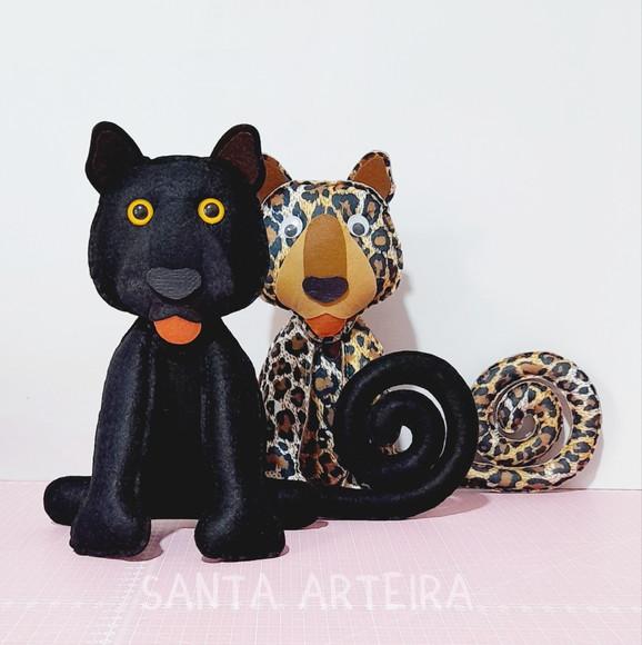 Onça-pintada em Feltro/unidade