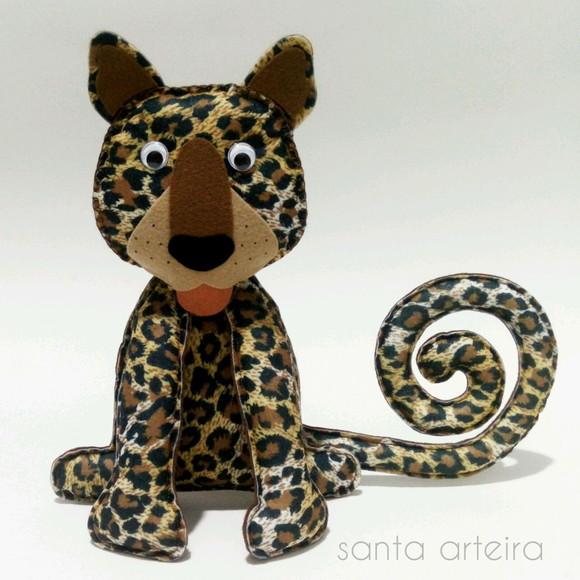 Onça-pintada em Feltro/unidade