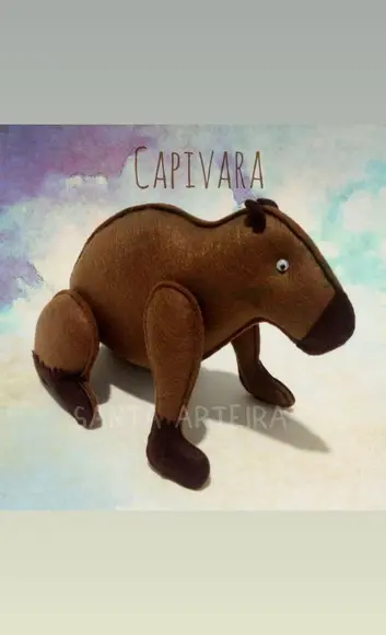 Capivara em Feltro