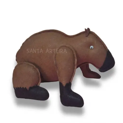 Capivara em Feltro