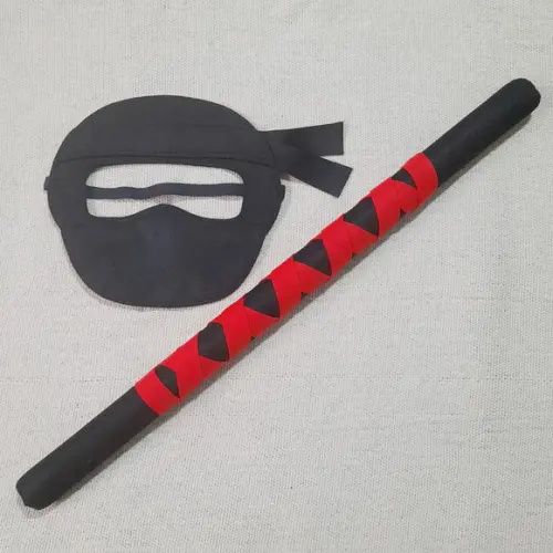 Kit Máscara e Arma Ninja
